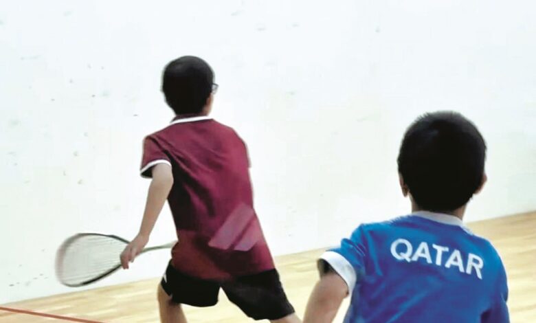 مشاركة كبيرة ببطولة قطر الوطنية المغلقة للإسكواش