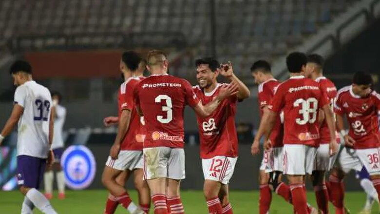 مباراة الأهلي والمصرية للاتصالات في كأس مصر عمر كمال