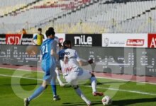 مباراة الزمالك وسموحة بكأس عاصمة مصر حسام أشرف يتقدم
