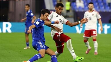 الإمارات يطرد الجزائر حامل اللقب خارج بطولة كأس العرب 3 مباراة الجزائر والإمارات