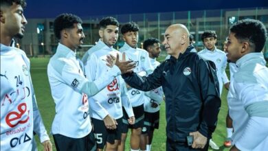 حسام وإبراهيم حسن يزوران معسكر منتخب مصر مواليد ٢٠٠٧ 9 حسام وإبراهيم حسن