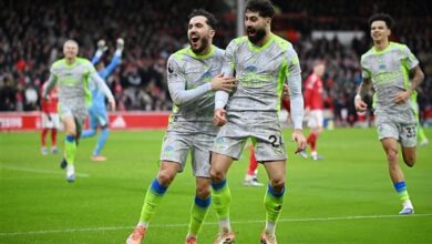 مانشستر سيتي يهزم نوتنجهام فورست 2-1 ويتصدر الدوري الانجليزي مؤقتًا 3 مانشستر سيتي
