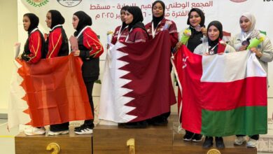 12 ميدالية ملونة حصيلة المشاركة القطرية في البطولة العربية