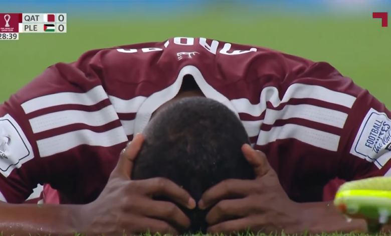 بعد إصابته بافتتاحية كأس العرب تقرير طبي بحالة لاعب