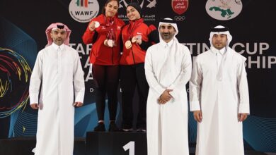 تتويج الفائزين في سادس أيام منافسات كأس قطر الدولية