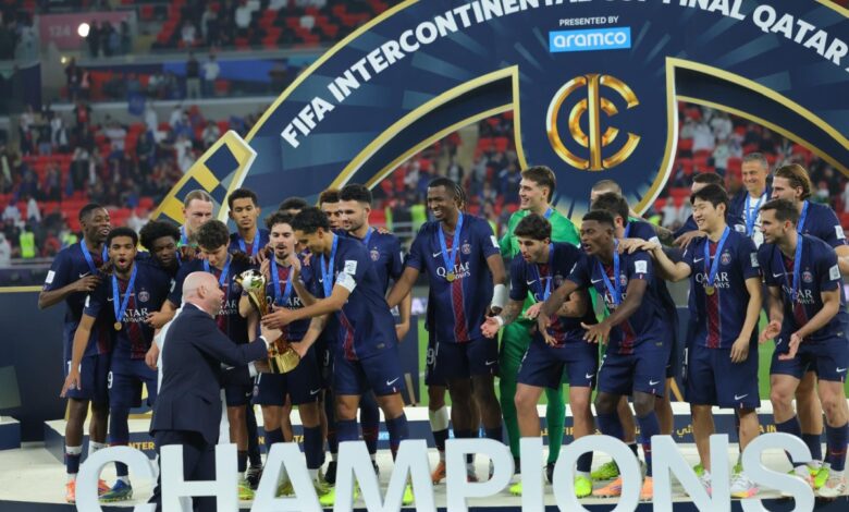 تتويج باريس سان جيرمان بكأس القارات للأندية FIFA قطر