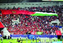 علم واحد يجمع فلسطين والمغرب