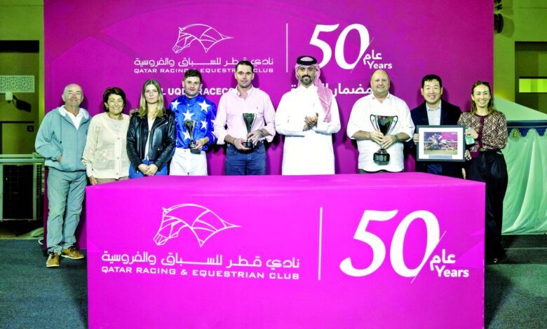 مبخر الشحانية يحرز كأس رأس مليجي للخيل