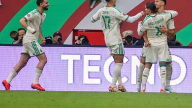 بهدف عالمي.. بولبينة يقود الجزائر لربع نهائي أمم أفريقيا بفوز قاتل على الكونغو 2 عالمي بولبينة يقود الجزائر لربع نهائي أمم أفريقيا بفوز