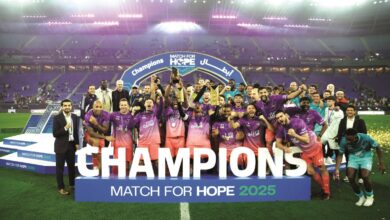 ‫ أحمد بن علي يستضيف مباراة لإحياء الأمل 2026