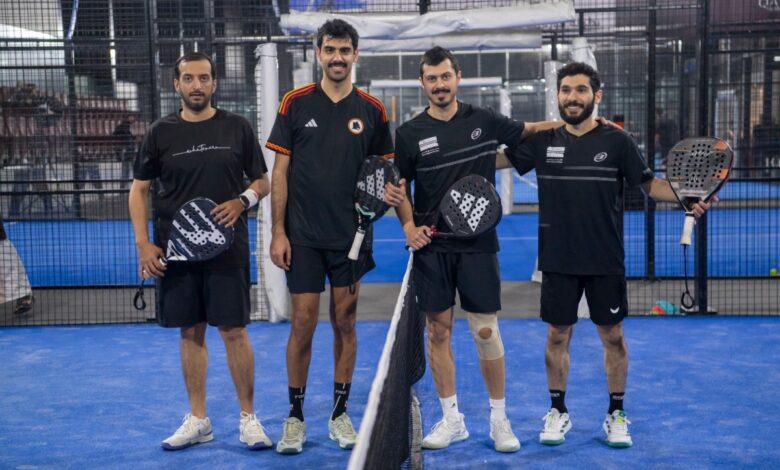 ‫ أشغال في نصف نهائي بطولة الوزارات والهيئات لرياضة البادل