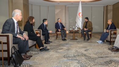 ‫ الشيخ جوعان يلتقي عدداً من قيادات الحركة الأولمبية الدولية