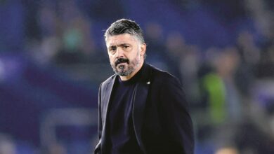 ‫ غاتوزو في الدوحة لمتابعة فيراتي