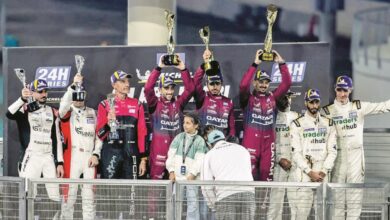 فريق الاتحاد القطري للسيارات يحقق الفوز في سباق 6