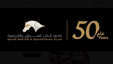نادي قطر للسباق والفروسية ينظم سباق الخيل على كأس