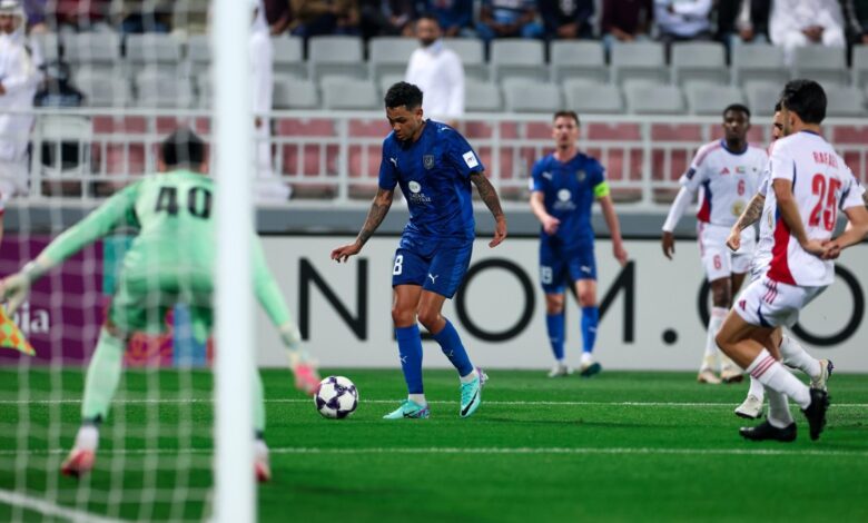 ‫ الدحيل يتعادل مع الشارقة الإماراتي 1 1