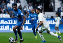 ‫ الدوري السعودي الهلال يتعادل مع الأهلي والنصر يتغلب على