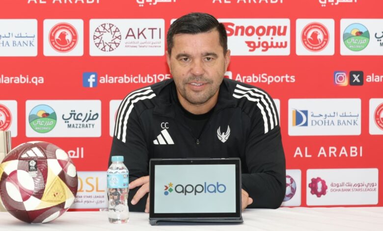 ‫ الدوري القطري مدربا العربي والشمال يؤكدان السعي للفوز في