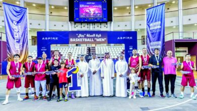 ‫ تتويج أبطال السلة 3×3 في مهرجان رمضان الرياضي