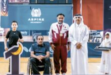 ‫ تتويج الفائزين في تنس الطاولة لذوي الإعاقة بمهرجان أسباير