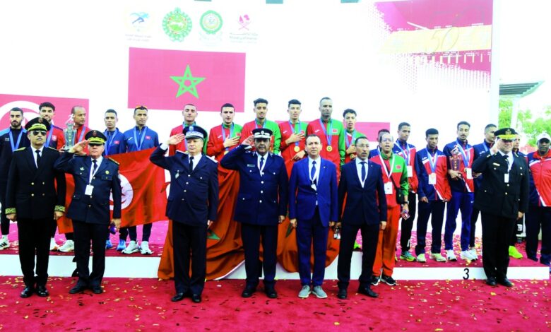 ‫ ختام بطولة الشرطة العربية الأولى للجري الحُر