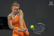 ‫ قطر توتال إنرجيز للتنس التشيكية موخوفا تبلغ النهائي بفوزها