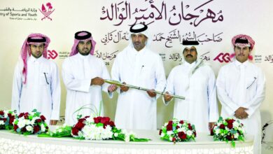 ‫ مهرجان سمو الأمير الوالد للهجن شلفاء تقص شريط أول