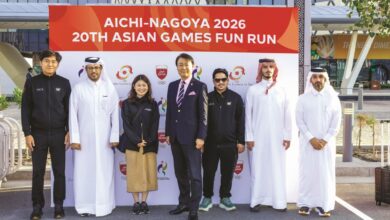 ‫ وفود آسيوية رفيعة تزور درب لوسيل