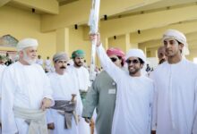 ‫ يوشا تتوج ناصر المسند بسيف الحيل بمهرجان البشائر