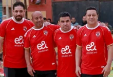 خالد الغندور يرتدي قميص الأهلي في دورة رمضانية