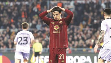 ‫ الإصابة تبعد ديبالا عن روما 45 يوما