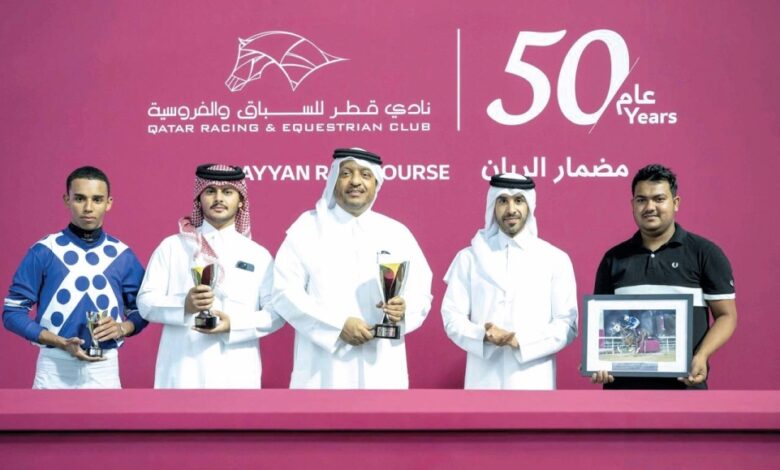 ‫ الجواد عنيف زاخر يحصد كأس الديبل