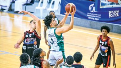 ‫ انطلاق منافسات نصف نهائي دوري السلة