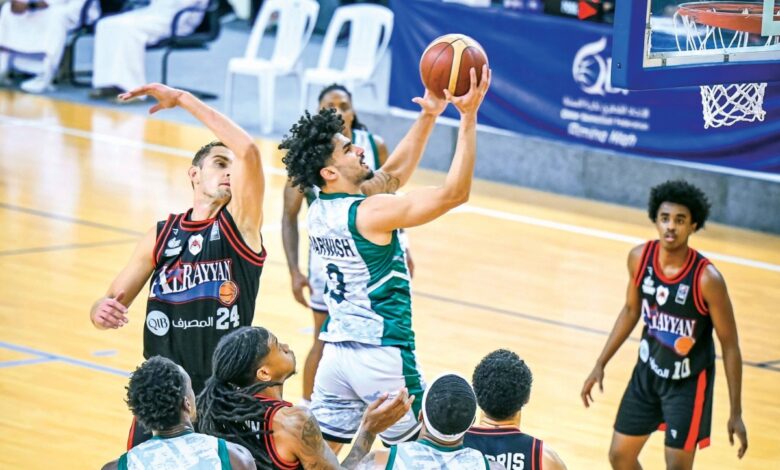 ‫ انطلاق منافسات نصف نهائي دوري السلة