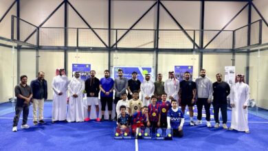 ‫ ثلاثة فرق تصدرت المنافسة تتويج أبطال بادل السليطين الرمضانية
