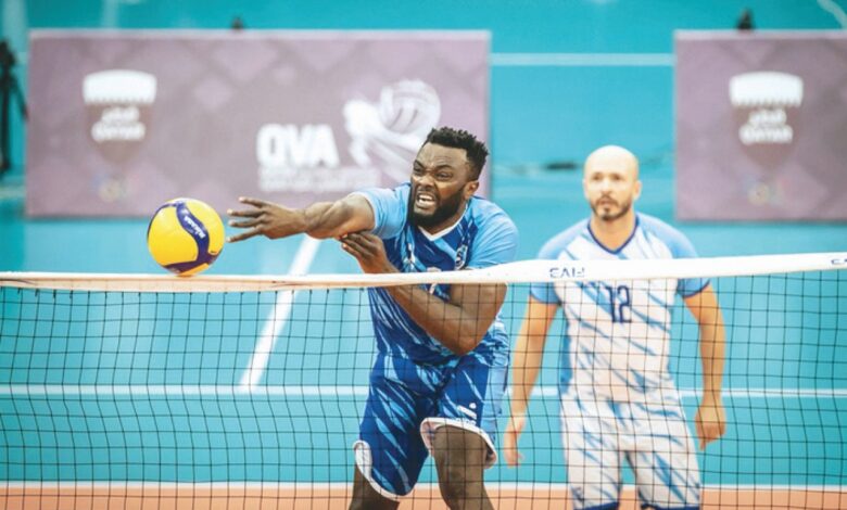 ‫ مباراتان بدوري الطائرة اليوم