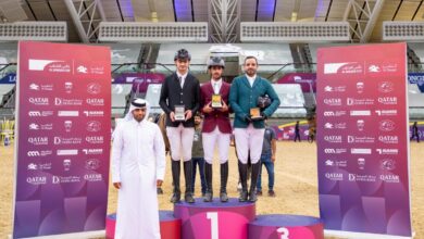 ‫ منافسات قوية في اليوم الثالث من كأس الشقب للفروسية