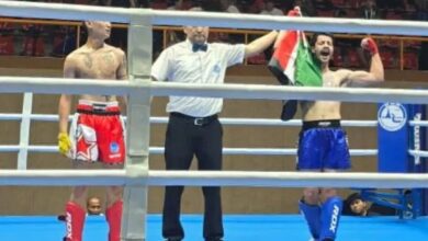 ‫ أردني ينسحب من بطولة العالم للكيك بوكسينغ رفضا لمواجهة