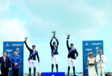 ‫ الألمانية كاترين إيكيرمان بطلة الجائزة الكبرى في لونجين العالمية