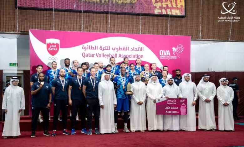 ‫ الشرطة يحرز لقب كأس قطر للكرة الطائرة للمرة الثالثة