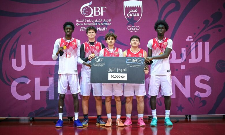 ‫ العربي يتوج بطلاً لدوري الأندية لكرة السلة 3×3 لفئة