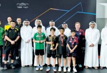 ‫ الكواري يتوج بذهبيتي بطولة أشبال الطاولة