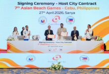 ‫ المجلس الأولمبي الآسيوي يوقع مع الفلبين اتفاقية استضافة دورة