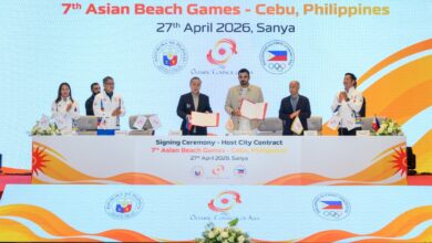 ‫ المجلس الأولمبي الآسيوي يوقع مع الفلبين اتفاقية استضافة دورة