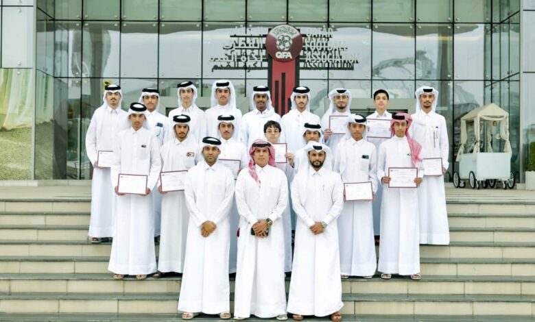 ‫ ختام الدورة الثالثة للحكام الجدد