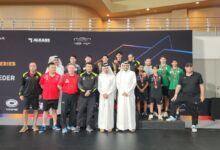 ‫ ختام مميز لبطولة فردي وزوجي الشباب لكرة الطاولة