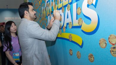 ‫ رئيس المجلس الأولمبي الآسيوي يزور قرية الرياضيين بدورة الألعاب