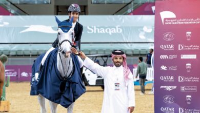 ‫ منافسات مثيرة في كأس الاتحاد القطري للفروسية