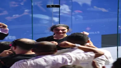 أمينة عرفي تحقق رقمًا قياسيًا في بطولة العالم للإسكواش