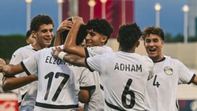 الفراعنة الصغار يواصلون مشوارهم طاقم تحكيم مباراة مصر والمغرب